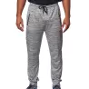 Pantalon de jogging avec taille élastique et poches zippées, 204 g/m²