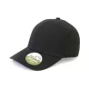 Casquette 6 panneaux en coton biologique, fermeture velcro, 275 g/m²