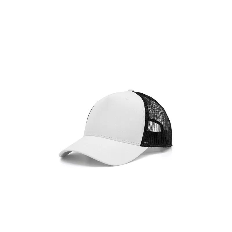 Casquette trucker 5 panneaux en polyester recyclé, front renforcé, confort premium