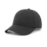 Casquette 6 panneaux en polycoton recyclé, front renforcé, fermeture velcro, 260 g/m²