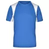 T-shirt running respirant et léger bicolore en polyester, 140 g/m²