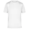 T-shirt running respirant et léger bicolore en polyester, 140 g/m²