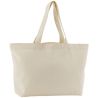 Grand sac cabas en coton sergé biologique EarthAware, 230 g/m²