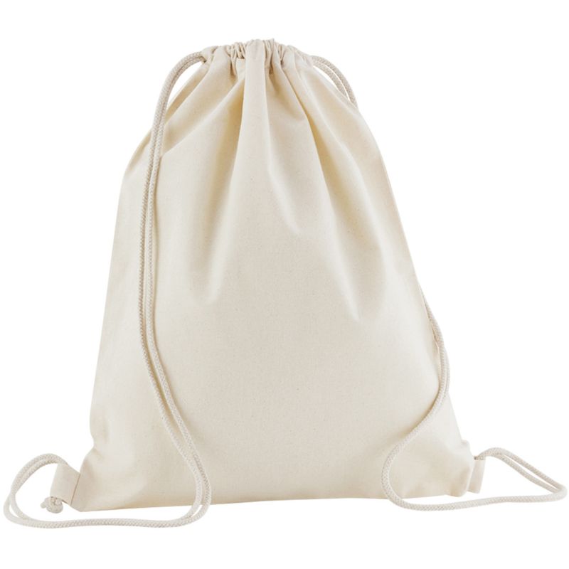 Sac de gym en coton biologique en conversion, 140 g/m²