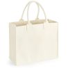 Sac de plage avec soufflet en toile de coton épais, 407 g/m²