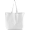 Maxi sac shopping en coton organique avec soufflet, 140 g/m²