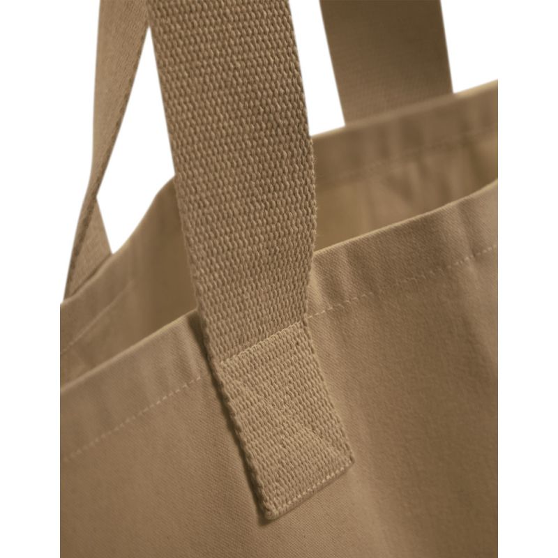 Sac fourre-tout oversize avec soufflet en toile de coton canvas, 280 g/m²