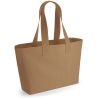 Sac fourre-tout oversize avec soufflet en toile de coton canvas, 280 g/m²