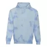 Sweat à capuche tie-dye, capuche doublée avec cordon de serrage rond, 280 g/m²