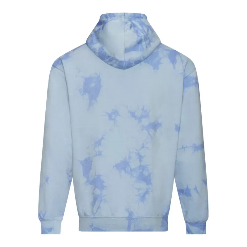 Sweat à capuche tie-dye, capuche doublée avec cordon de serrage rond, 280 g/m²