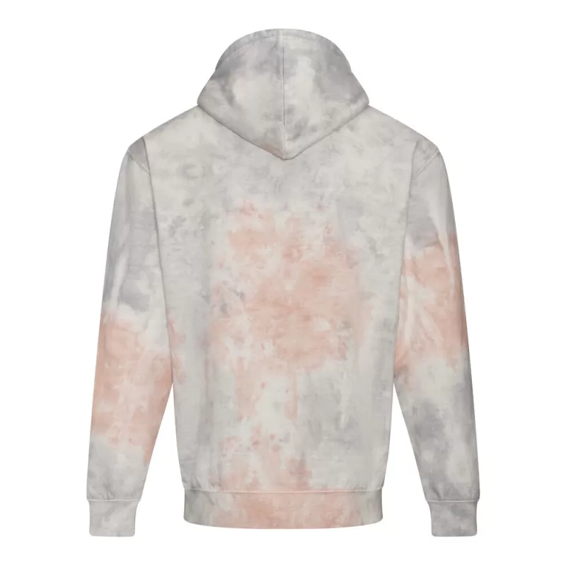 Sweat à capuche tie-dye, capuche doublée avec cordon de serrage rond, 280 g/m²