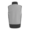 Bodywarmer bicolore softshell polyester recyclé, coupe-vent, déperlant, 260 g/m²