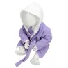 Peignoir éponge à capuche pour bébé jusqu'à 36 mois en coton, 400 g/m²