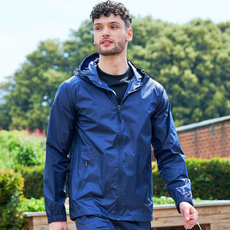 Veste respirante Pro Pack Away, déperlante et coupe-vent, 80 g/m²