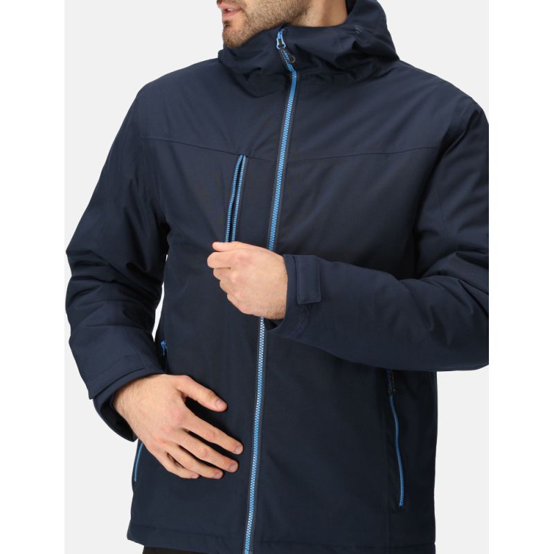 Veste matelassée imperméable en polyester recyclé, Isotex 10000, 165 g/m²