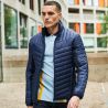 Veste matelassée bi-matière, déperlante, panneaux stretchs, compressible