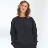 Sweat coupe décontractée col rond, coton recyclé NO LABEL, 280 g/m²