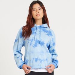 Sweat à capuche tie-dye, capuche doublée avec cordon de serrage rond, 280 g/m²