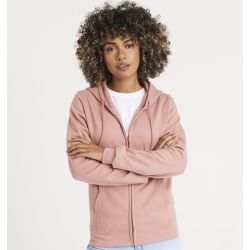 Sweat femme zippé à capuche homme ton sur ton Zoodie, 280 g/m²