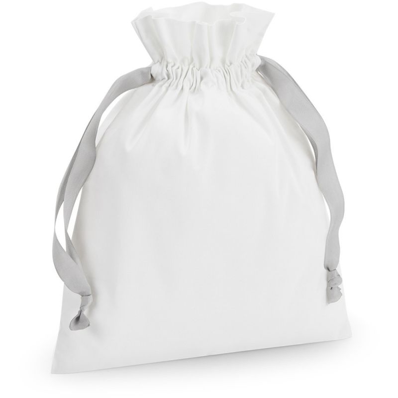 Sac en coton avec ruban multi-usage, fermeture par ruban contrasté, 140 g/m²