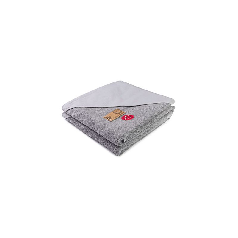 Serviette pour bébé à capuche en coton personnalisable, format 100 x 100 cm, 360 g/m²