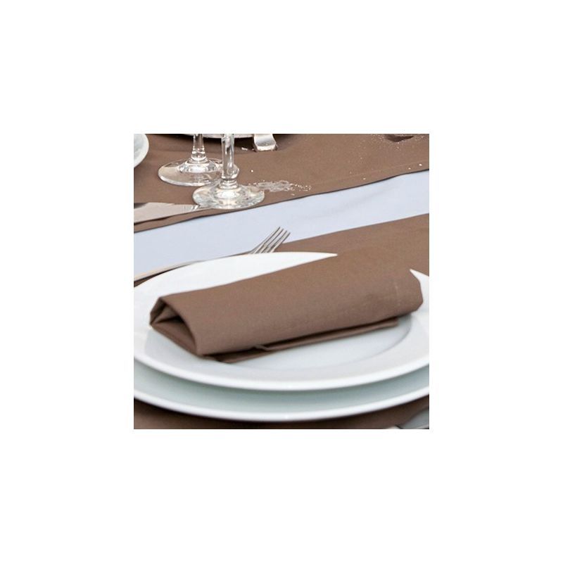 Serviette de table résistante à haute température en polycoton, 215 g/m²