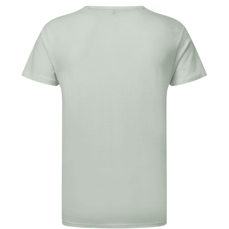 T-shirt homme en coton, col fin, coupe moderne, parfait en DTG et en sérigraphie, 160 g/m²