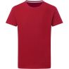 T-shirt homme en coton, col fin, coupe moderne, parfait en DTG et en sérigraphie, 160 g/m²