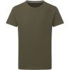 T-shirt homme en coton, col fin, coupe moderne, parfait en DTG et en sérigraphie, 160 g/m²