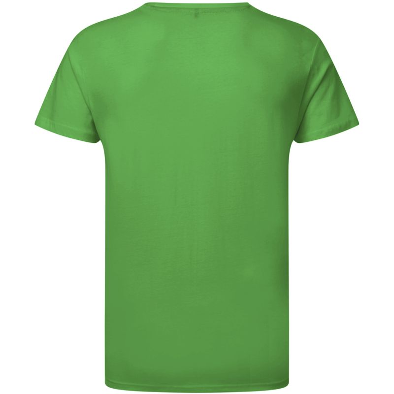 T-shirt homme en coton, col fin, coupe moderne, parfait en DTG et en sérigraphie, 160 g/m²