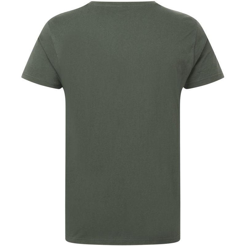 T-shirt homme en coton, col fin, coupe moderne, parfait en DTG et en sérigraphie, 160 g/m²