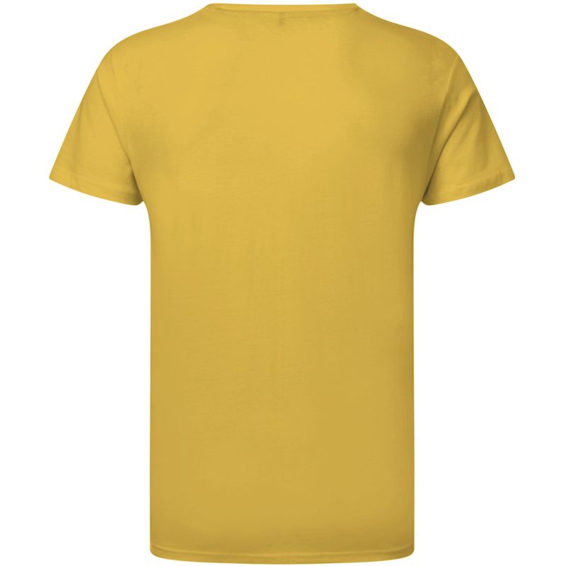 T-shirt homme en coton, col fin, coupe moderne, parfait en DTG et en sérigraphie, 160 g/m²