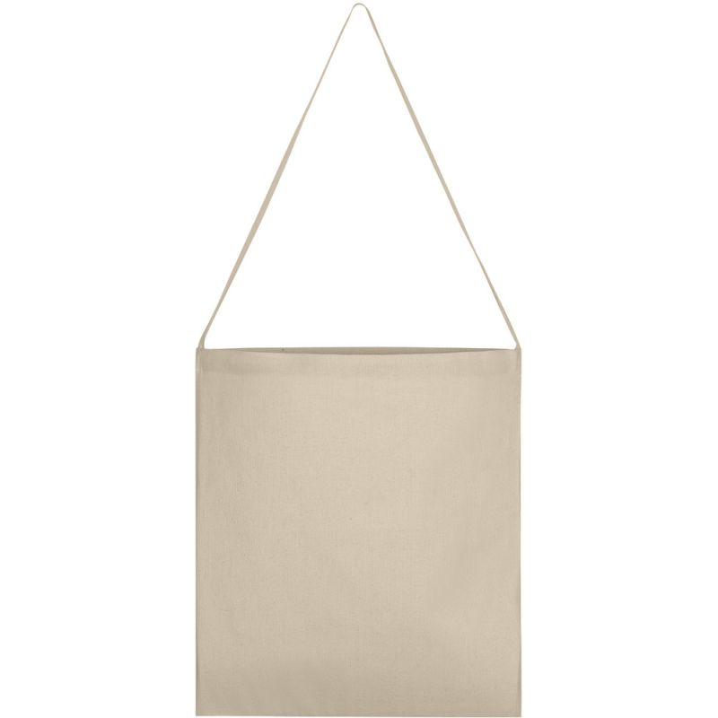 Sac tote bag en coton avec une seule anse longue, 140 g/m²