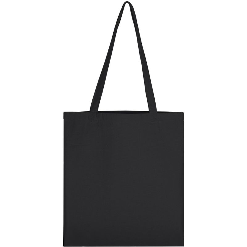 Tote bag anses longues en coton canvas biologique, 340 g/m²