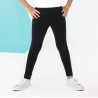 Legging noir pour enfant taille élastique, 190 g/m²