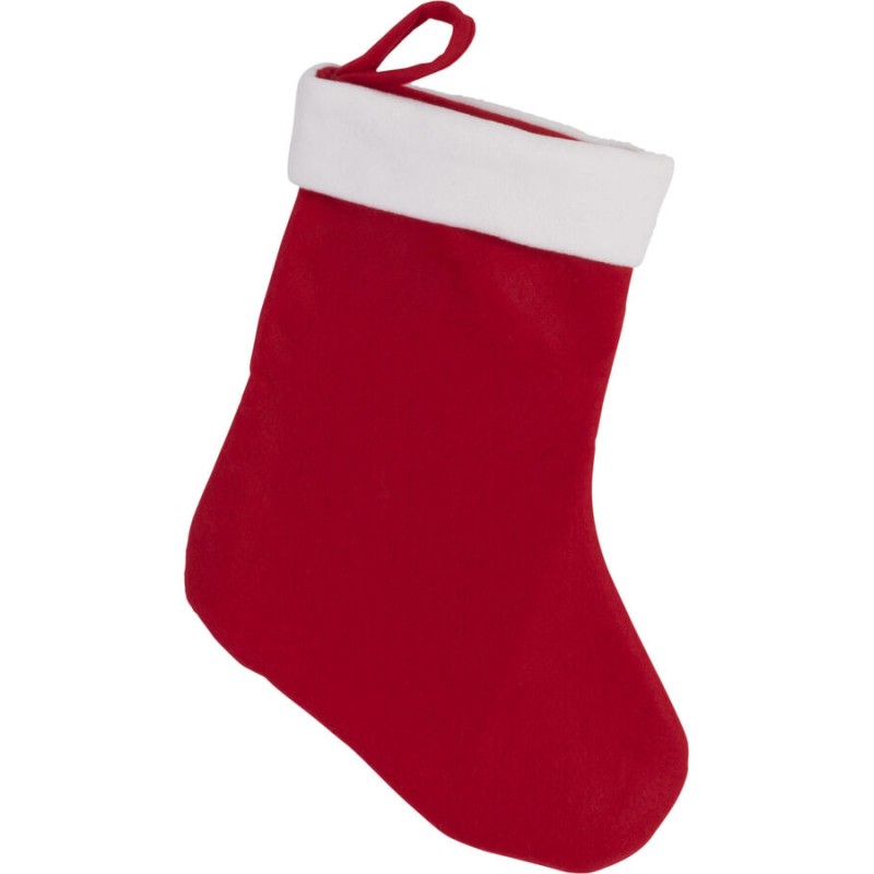 Botte De Noel Rouge Avec Bordure Blanche Lien D Accroche