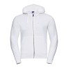 Sweat homme zippé à capuche doublée, accès MP3, 280 g/m²