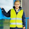 Gilet de sécurité enfant jaune fluo avec fermeture velcro