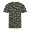 T-shirt unisexe imprimé camouflage, coupe moderne, "No Label", 160 g/m²