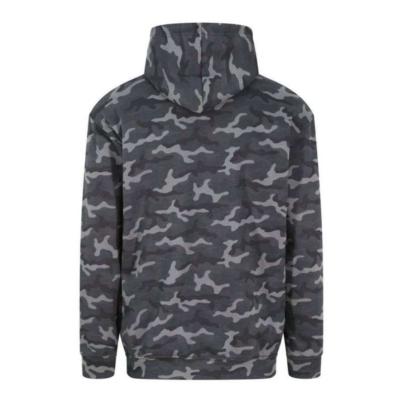 Sweat hoodie à capuche camouflage, 280 g/m²