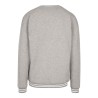 Sweat homme bandes contrastées, épaules tombantes NO LABEL, 300 g/m²