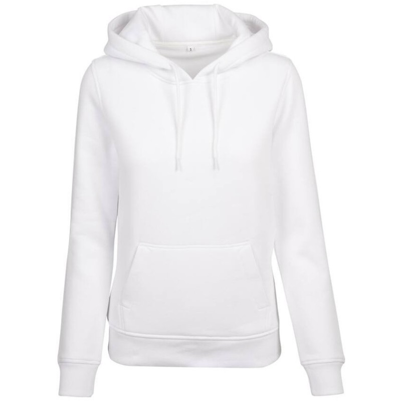 Sweat femme à capuche lourd, capuche doublée, NO LABEL, 300 g/m²