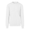 Sweat léger col rond en coton, coupe longue et NO LABEL, 240 g/m² 