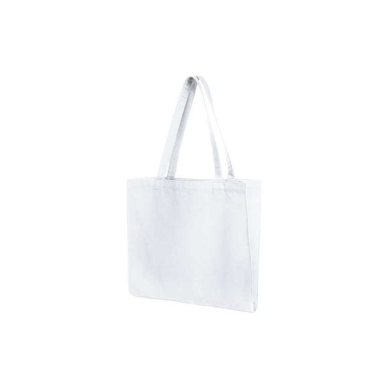 Sac cabas avec soufflet en coton premium épais, 283 g/m²